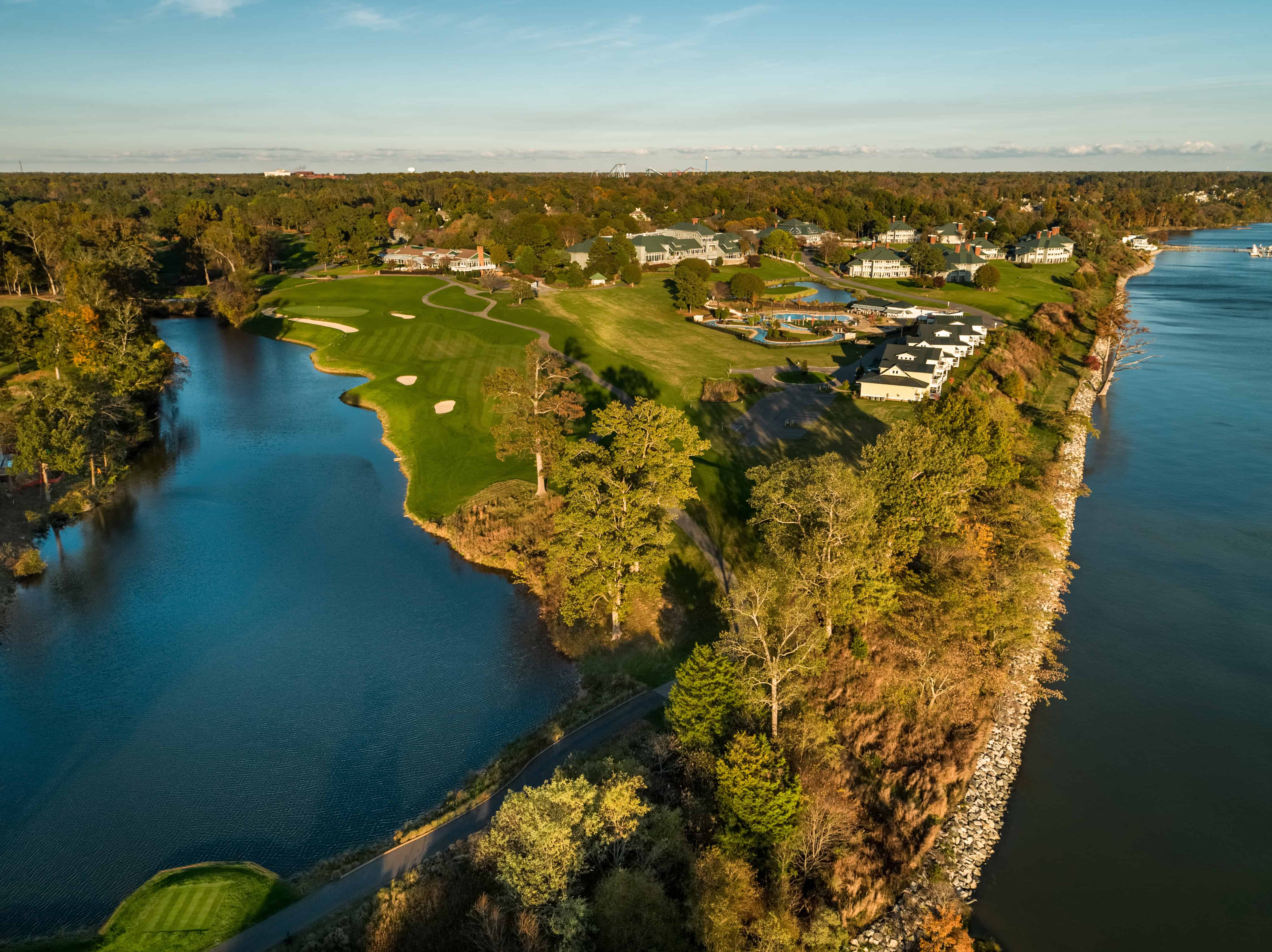 Kingsmill Resort along the James River