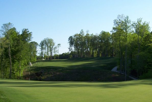 The 16th hole at Colonial Heritage Golf Cllub