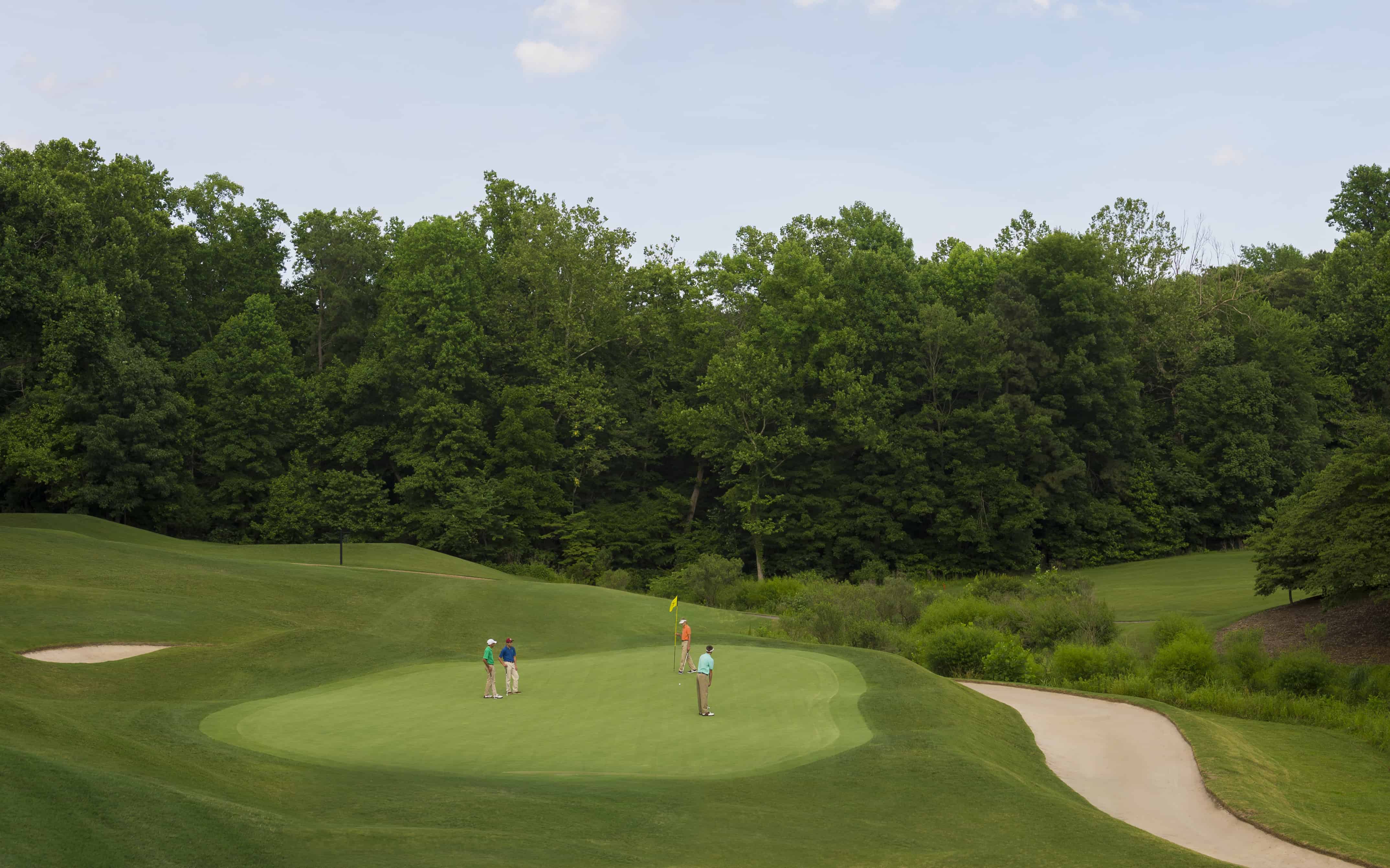 River Course 5th hole at Kingsmill