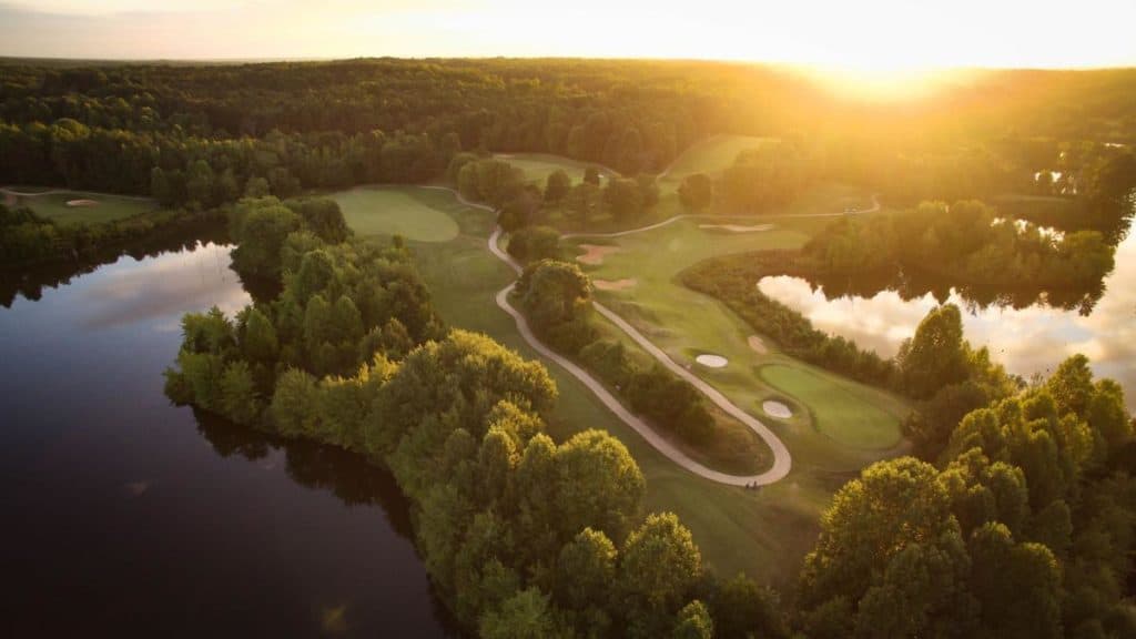 The Gauntlet Golf Course 2 Aerial of the Gauntlet Golf Club in Fredericksburg