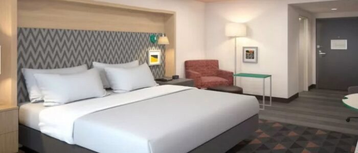 King Room at the Holiday Inn Hotel and Conference Center Fredericksburg Virginia