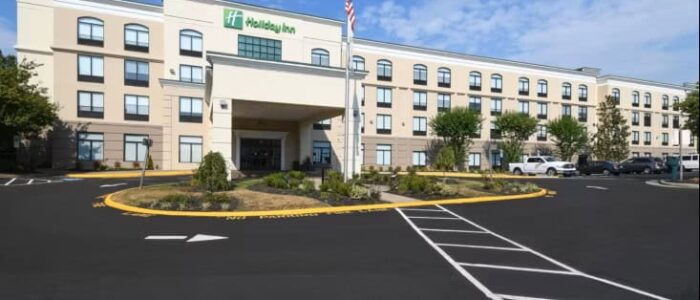 Entrance at the Holiday Inn Hotel and Conference Center Fredericksburg Virginia