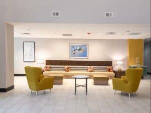 Lobby at the Holiday Inn and Conference Center Fredericksburg