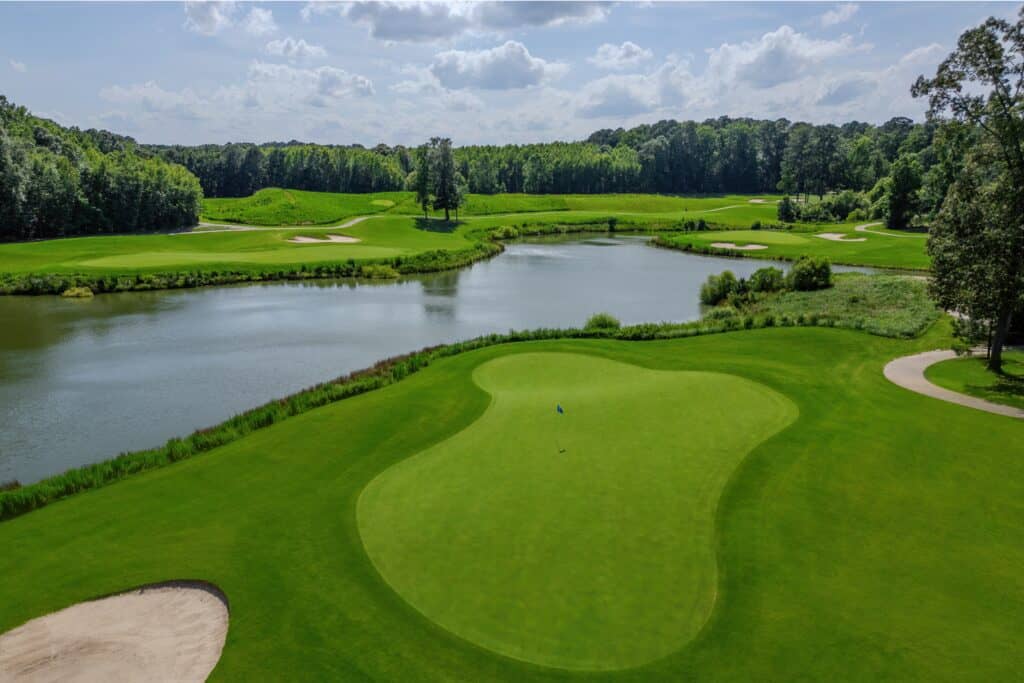 Great Fall Williamsburg Golf Trips Under $500 4 Yorktown course at Williamsburg National